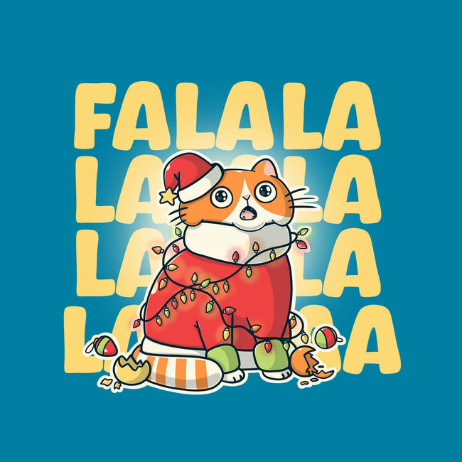 Meowy Falala Christmas-Mens-Basic-Tee-Freecheese