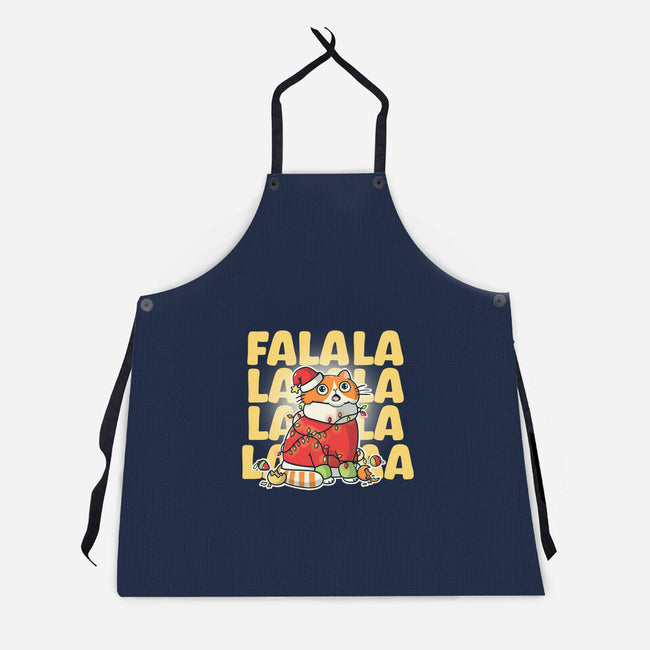 Meowy Falala Christmas-Unisex-Kitchen-Apron-Freecheese