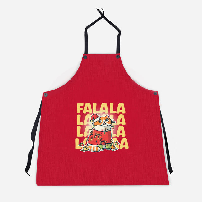 Meowy Falala Christmas-Unisex-Kitchen-Apron-Freecheese