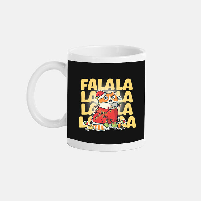 Meowy Falala Christmas-None-Mug-Drinkware-Freecheese