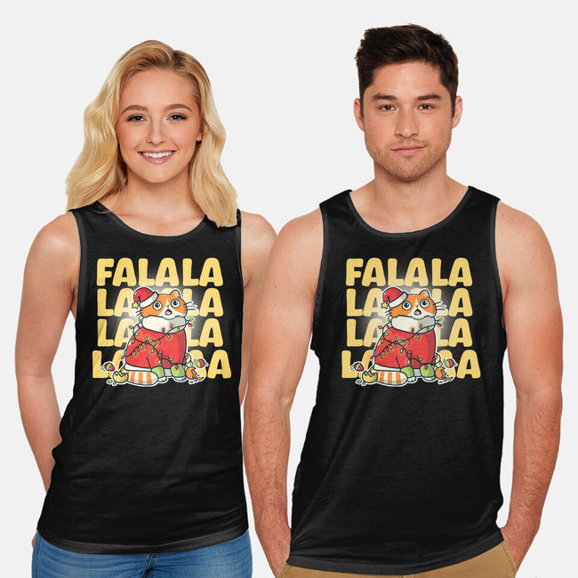 Meowy Falala Christmas-Unisex-Basic-Tank-Freecheese