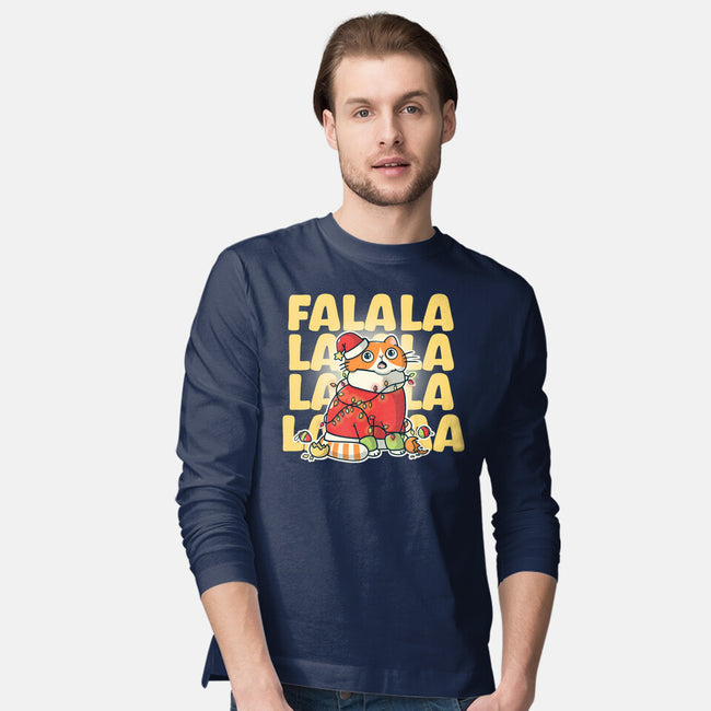 Meowy Falala Christmas-Mens-Long Sleeved-Tee-Freecheese