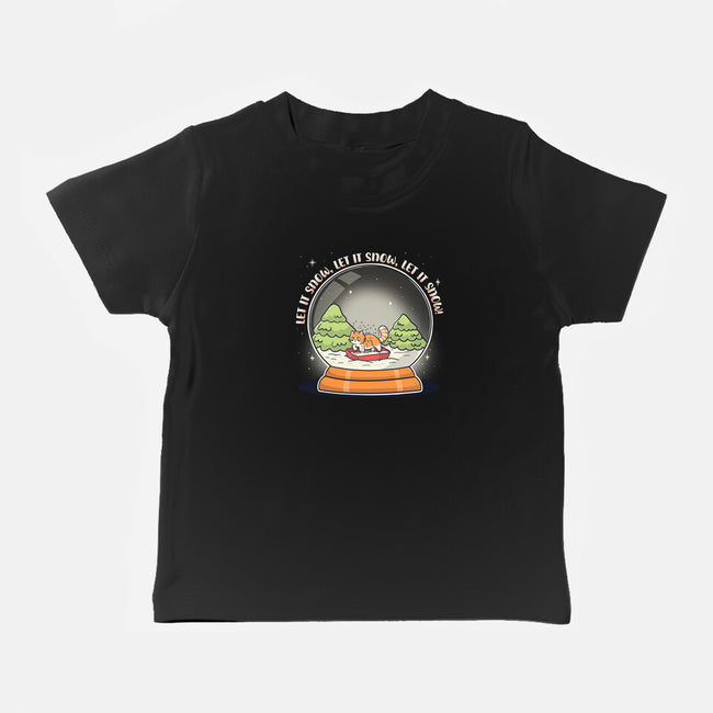 Let It Snowglobe-Baby-Basic-Tee-Freecheese