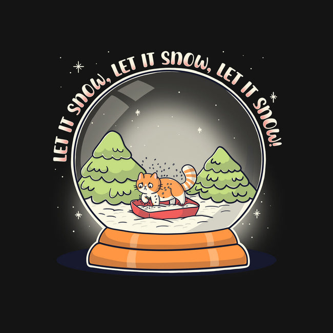 Let It Snowglobe-None-Polyester-Shower Curtain-Freecheese