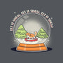 Let It Snowglobe-Mens-Heavyweight-Tee-Freecheese