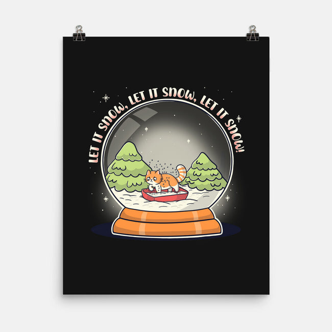 Let It Snowglobe-None-Matte-Poster-Freecheese