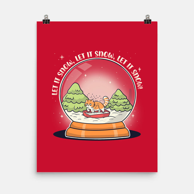 Let It Snowglobe-None-Matte-Poster-Freecheese