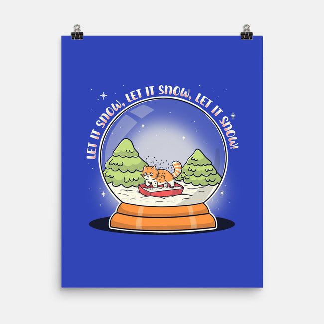 Let It Snowglobe-None-Matte-Poster-Freecheese