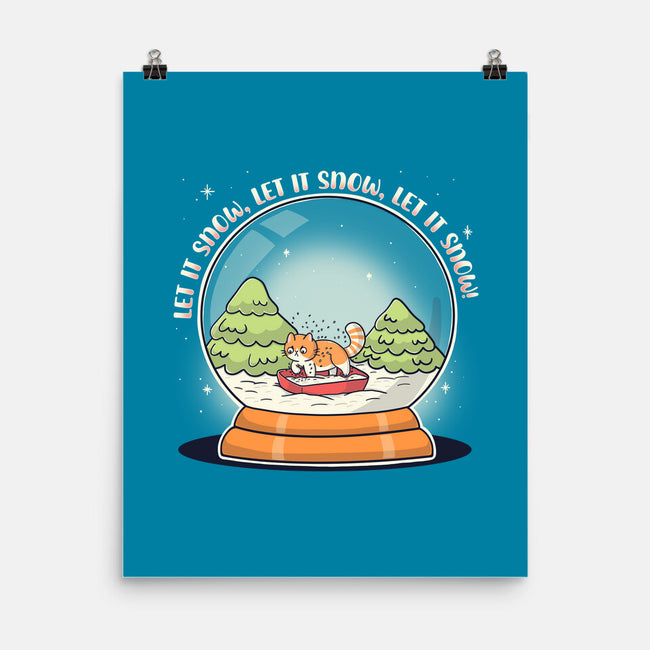 Let It Snowglobe-None-Matte-Poster-Freecheese