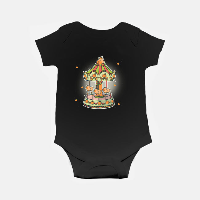 Capybara Park-Baby-Basic-Onesie-Freecheese