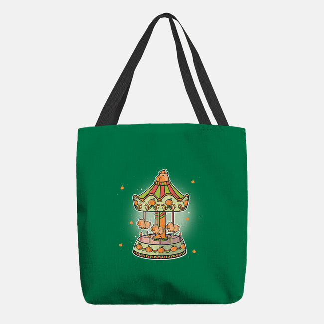 Capybara Park-None-Basic Tote-Bag-Freecheese