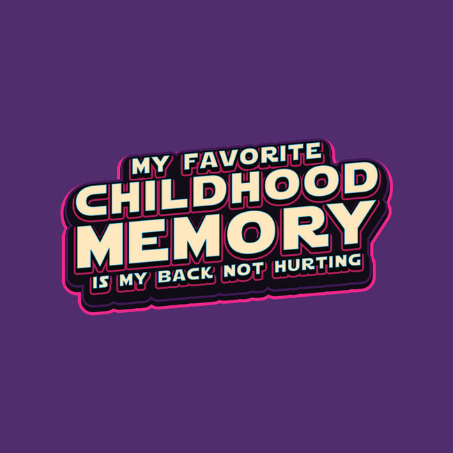 My Favorite Childhood Memory-Womens-Racerback-Tank-Whimsical Thinker