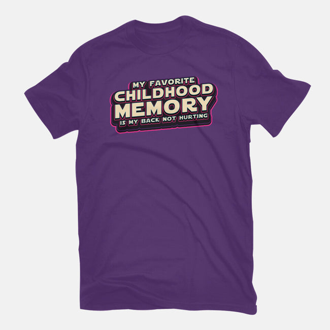 My Favorite Childhood Memory-Womens-Fitted-Tee-Whimsical Thinker