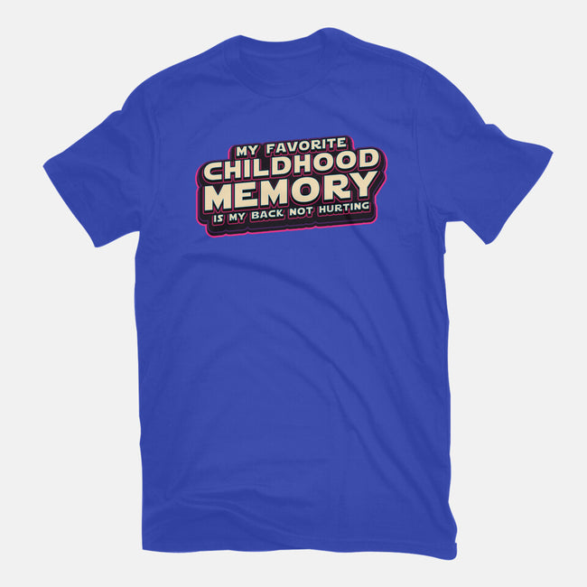 My Favorite Childhood Memory-Unisex-Basic-Tee-Whimsical Thinker