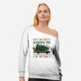 Blunderful Time-Womens-Off Shoulder-Sweatshirt-glitchygorilla