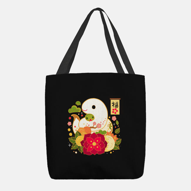 Year Of The Snake-None-Basic Tote-Bag-Vallina84