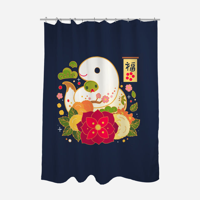 Year Of The Snake-None-Polyester-Shower Curtain-Vallina84