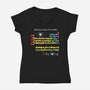 Periodic Table Of The Rpg-Womens-V-Neck-Tee-Vallina84