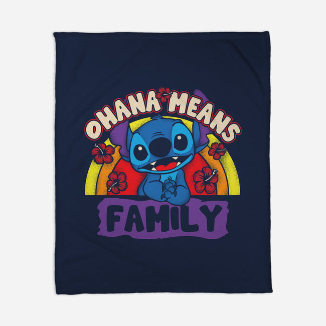 Ohana Means Family-None-Fleece-Blanket-turborat14