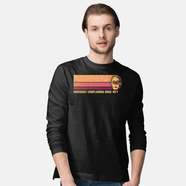 Nervously Complaining-Mens-Long Sleeved-Tee-kg07