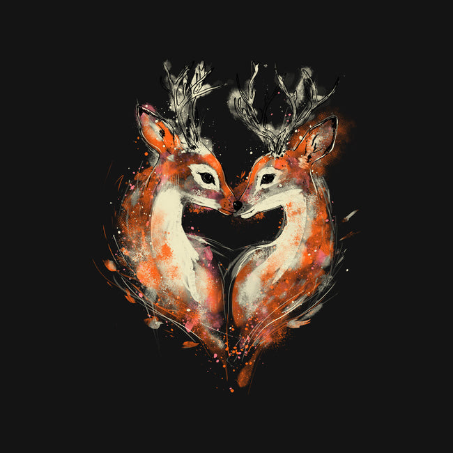 2 Deers In Love-None-Glossy-Sticker-kharmazero