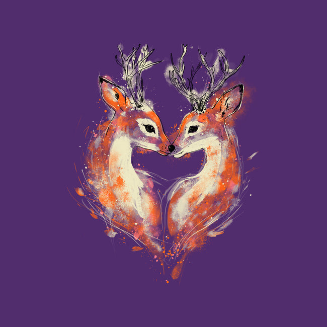 2 Deers In Love-None-Removable Cover w Insert-Throw Pillow-kharmazero