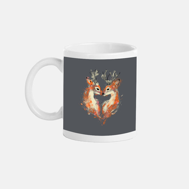 2 Deers In Love-None-Mug-Drinkware-kharmazero