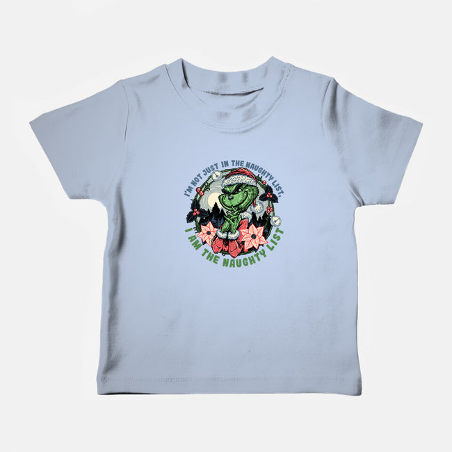 I Am The Naughty List-Baby-Basic-Tee-glitchygorilla