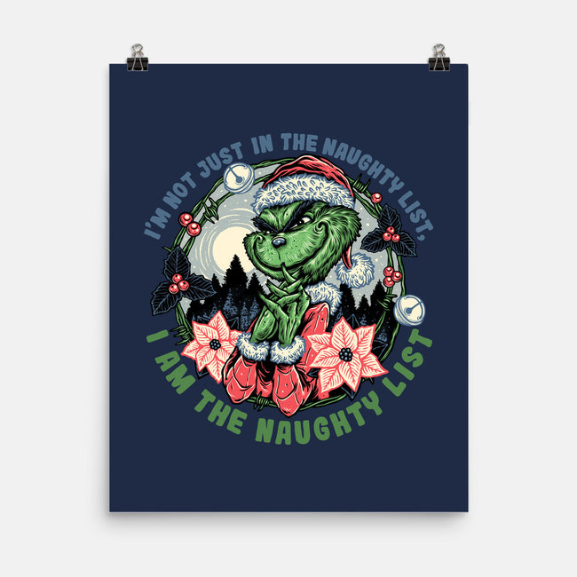 I Am The Naughty List-None-Matte-Poster-glitchygorilla