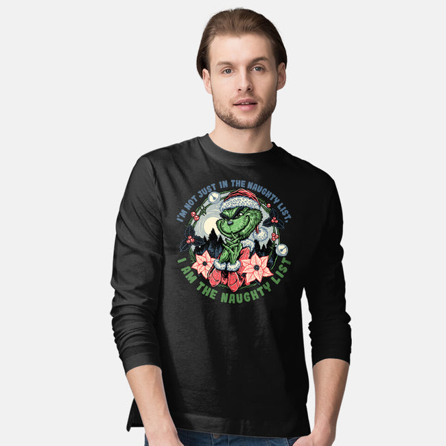 I Am The Naughty List-Mens-Long Sleeved-Tee-glitchygorilla