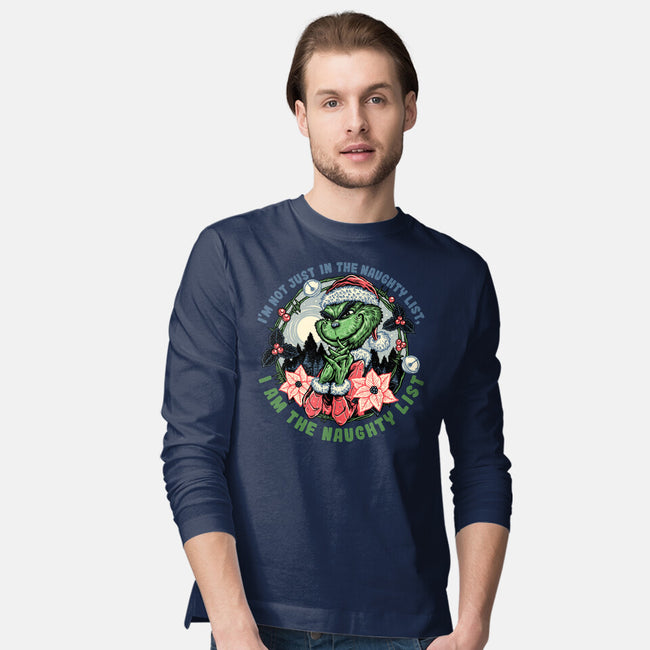 I Am The Naughty List-Mens-Long Sleeved-Tee-glitchygorilla