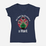 Christmas Plant-Womens-V-Neck-Tee-rmatix