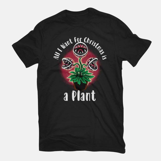 Christmas Plant-Womens-Basic-Tee-rmatix