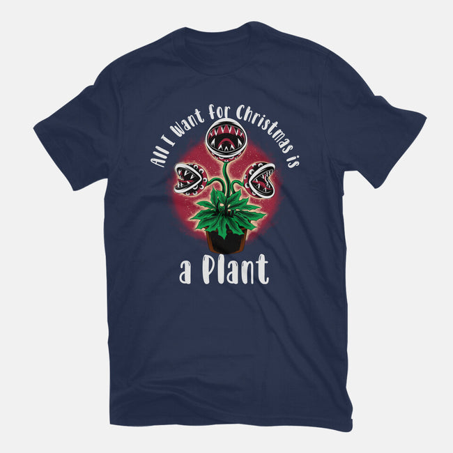 Christmas Plant-Womens-Basic-Tee-rmatix