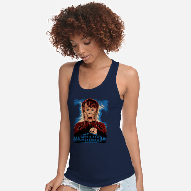 Left Alone-Womens-Racerback-Tank-rmatix