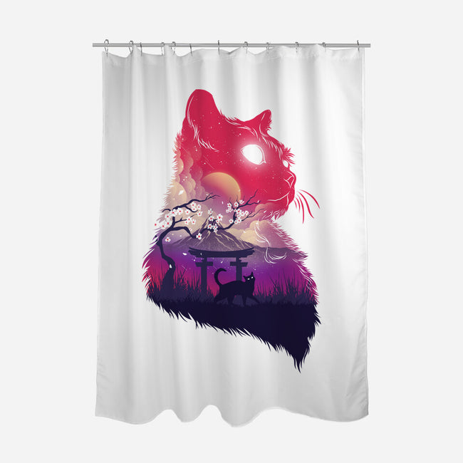 Galacticat-None-Polyester-Shower Curtain-hypertwenty