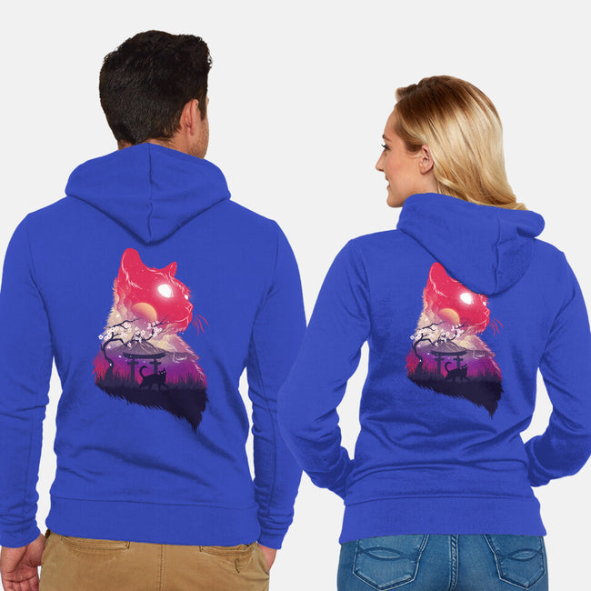 Galacticat-Unisex-Zip-Up-Sweatshirt-hypertwenty