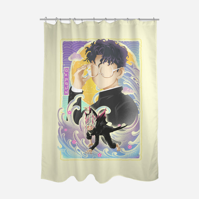 Great Wave Ken Takamura-None-Polyester-Shower Curtain-hypertwenty