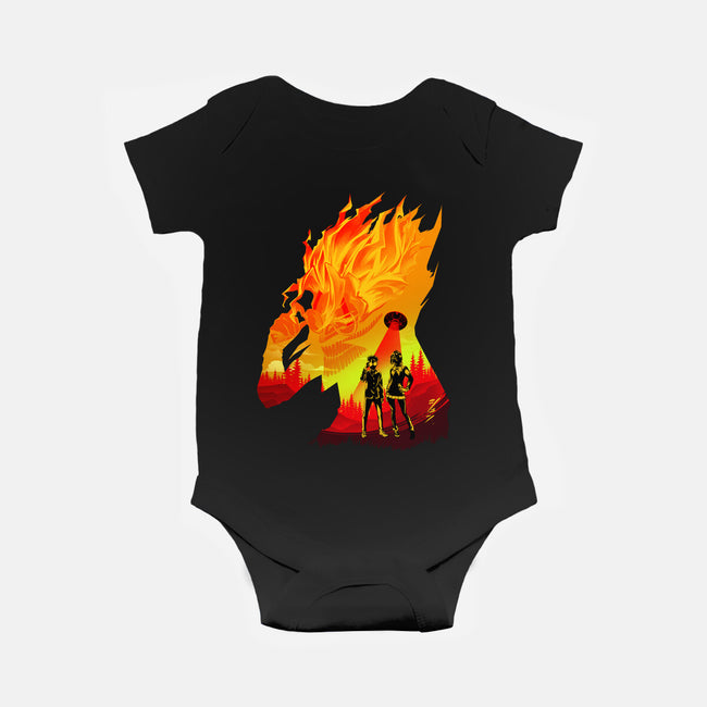 Dark Shadow Okarun-Baby-Basic-Onesie-hypertwenty