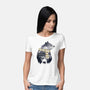 Cold Adventure Awaits-Womens-Basic-Tee-dandingeroz