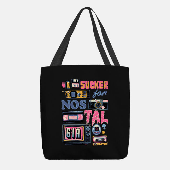 Sucker For Nostalgia-None-Basic Tote-Bag-glitchygorilla