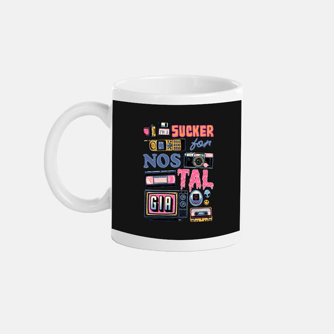 Sucker For Nostalgia-None-Mug-Drinkware-glitchygorilla