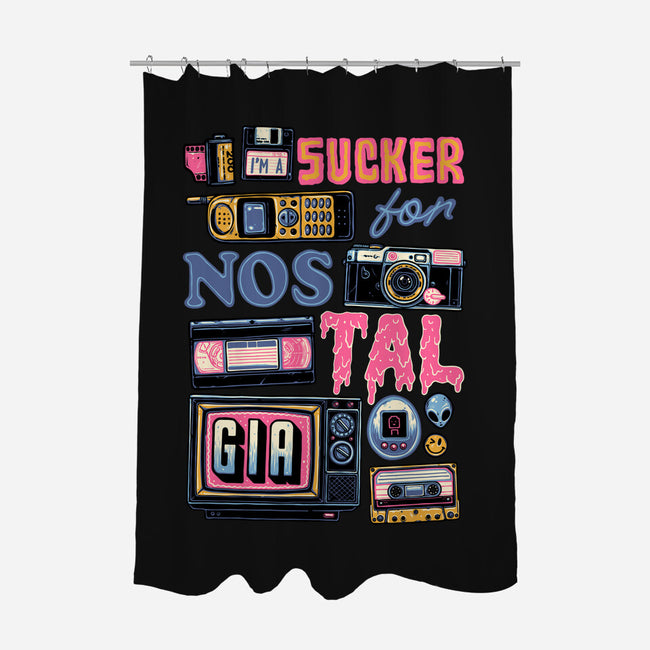 Sucker For Nostalgia-None-Polyester-Shower Curtain-glitchygorilla