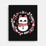 Furosty The Snowcat-None-Stretched-Canvas-NemiMakeit