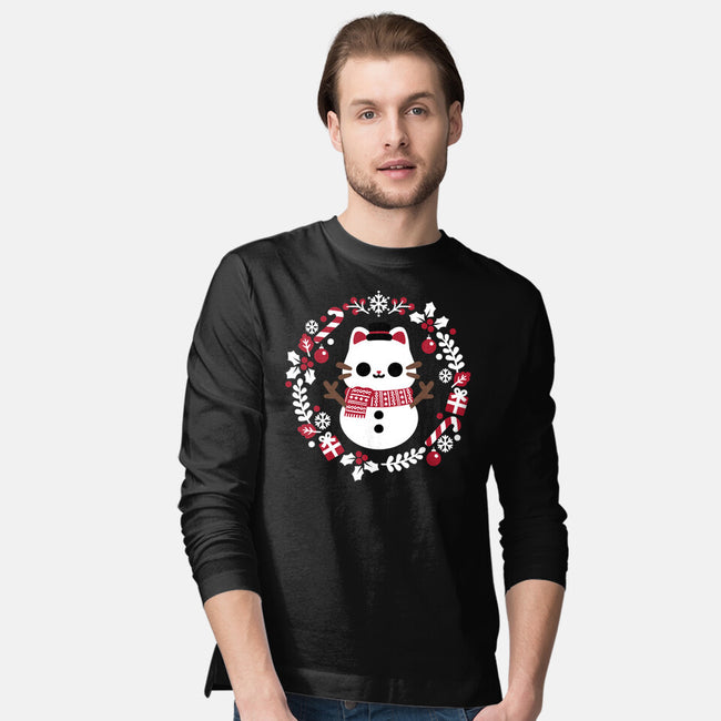 Furosty The Snowcat-Mens-Long Sleeved-Tee-NemiMakeit