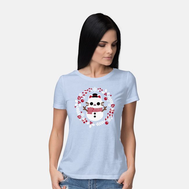 Furosty The Snowcat-Womens-Basic-Tee-NemiMakeit