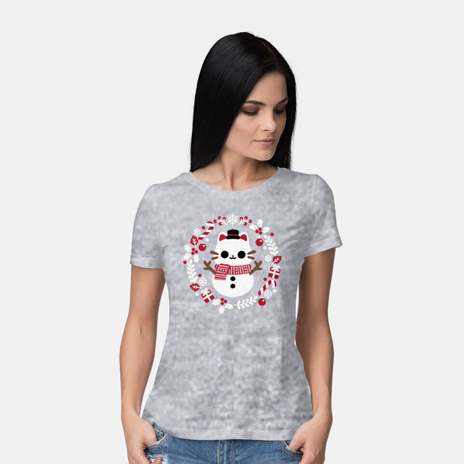 Furosty The Snowcat-Womens-Basic-Tee-NemiMakeit