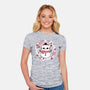 Furosty The Snowcat-Womens-Fitted-Tee-NemiMakeit