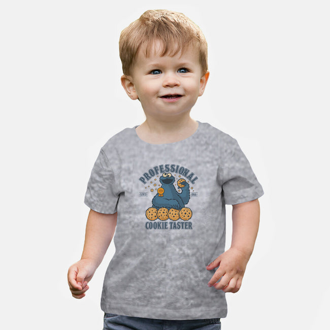 Professional Cookie Taster-Baby-Basic-Tee-erion_designs