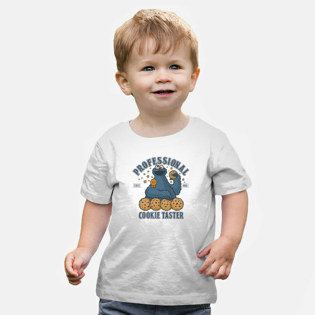 Professional Cookie Taster-Baby-Basic-Tee-erion_designs